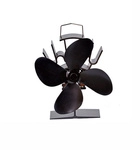 Kaminofenventilator, stromlos, schwarz