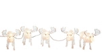 Konstsmide LED-Dekoration, Elche, H&ouml;he: 13 cm, Au&szlig;entrafo, wei&szlig; - weiss