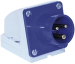 REV-Ritter CEE-Wandger&auml;te-Stecker , 250 V, Wei&szlig; - weiss