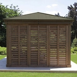 Westmann Seitenwand, Breite: 298 cm, Zedernholz, natur - beige