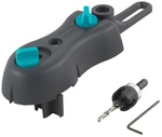 WOLFCRAFT Bohrhilfe, Kunststoff - grau