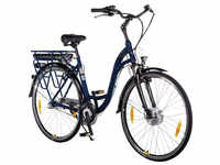 MAXTRON E-Bike »MC-14«, 28 Zoll, RH: 50 cm, 3-Gang - blau