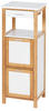 WENKO Regal, BxHxL: 34 x 89 x 30 cm, bambus/mitteldichte Faserplatte(MDF),