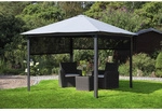 LECO Pavillon &raquo;Lina&laquo;, Spitzdach, viereckig, BxHxT: 300 x 261 x 300 cm - grau