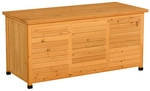 Outsunny Auflagenbox, BxHxT: 127 x 60 x 56 cm, gelb, 427 l