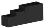 BIOHORT Blumenkasten &raquo;DaVinci&laquo;, BxHxT: 250 x 77 x 59 cm, Metall - grau