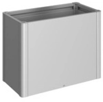 BIOHORT Hochbeet, 0,34 l, rechteckig - silberfarben