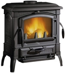 La Nordica-Extraflame&reg; Kaminofen &raquo;Isetta&laquo;, anthrazit, Gusseisen, 7,7 kW - schwarz