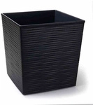 SIENA GARDEN Pflanzgef&auml;&szlig; &raquo;Modern&laquo;, Kunststoff, graphitfarben, rechteckig - grau