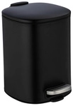 WENKO Treteimer &raquo;Alassio&laquo;, H&ouml;he: 27 cm, 5 l, schwarz