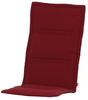 SIENA GARDEN Sitzauflage »Musica«, rot, unifarben, BxL: 48 x 120 cm