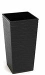 SIENA GARDEN Pflanzgef&auml;&szlig; &raquo;Modern&laquo;, Kunststoff, graphitfarben, rechteckig - grau