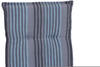 BEO Niederlehnerauflage »Turin«, blau, Streifen, BxL: 46 x 98 cm