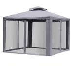 Outsunny Pavillon, BxHxT: 294 x 265 x 294 cm