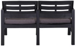 PROGARDEN Loungeset &raquo;Java&laquo;, 4 Sitzpl&auml;tze, B: 84 cm, Kunststoff - grau