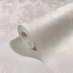 Vliestapete, Glanzeffekt, Leichte Betonoptik, 10,05x0,53 m, pearlfarben