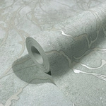 Vliestapete, geschwungene Linien, 10,05x0,53 m, grau-beige