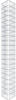 Gabiona Gabionensäule, silbergrau, Maschenweite 5 cm x 10 cm - silberfarben
