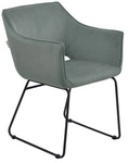 SIT Stuhl-Set &raquo;SIT&CHAIRS&laquo;, BxHxT: 56 x 82 x 61 cm, stoff/metall - gruen