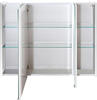 SCHILDMEYER Spiegelschrank »Basic«, BxHxT: 100 x x 16 cm, 3-türig, weiß - weiss