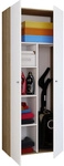 VCM Schrank &raquo;Vandol II&laquo;, BxHxL: 39 x 178 x 70 cm, Holzwerkstoff - braun