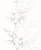 marburg Vliestapete »Hailey«, Blumen, Blätter, weiß/grau - weiss