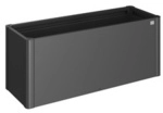 BIOHORT Pflanzbeet &raquo;Belvedere MIDI&laquo;, dunkelgrau-metallic, Metall