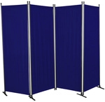 ANGERER FREIZEITM&Ouml;BEL Sichtschutz, Stahl/Polyethylen (PE), HxL: 165 x 220 cm - blau