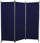 ANGERER FREIZEITM&Ouml;BEL Sichtschutz, Stahl/Polyethylen (PE), HxL: 165 x 165 cm - blau