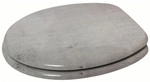 Sanilo WC-Sitz, Breite: 37,7 cm, Holz, Beton - grau