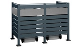 Westmann M&uuml;lltonnenbox &raquo;Planum&laquo;, BxHxT: 170 x 120 x 90 cm, f&uuml;r 2 x 240 L