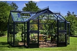 JULIANA Gew&auml;chshaus &raquo;Orangerie&laquo;, anthrazit, Aluminium/Sicherheitsglas - grau