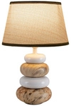 N&Auml;VE Tischleuchte &raquo;STONEY&laquo;, BxL: 200 x 200 mm, ohne Leuchtmittel - braun