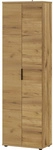 Garderobenschrank BxHxL: 59 x 199 x 34 cm - braun