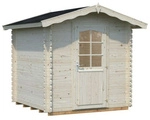 PALMAKO Blockbohlenhaus &raquo;Vivian&laquo;, Holz, BxHxT: 254 x 222 x 200 cm (Au&szlig;enma&szlig;e