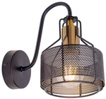 N&Auml;VE Wandleuchte &raquo;Foro&laquo;, BxHxL: 13,5 x 132 x 22 cm, Metall - schwarz