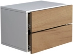 VCM Wandregal &raquo;Usal&laquo;, BxHxL: 45 x 30 x 32 cm - weiss