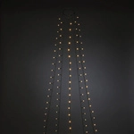 Konstsmide LED-Baummantel, Bernstein, Kunststoff - gruen