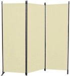 ANGERER FREIZEITM&Ouml;BEL Sichtschutz, Stahl/Polyethylen (PE), HxL: 165 x 165 cm - beige