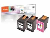 Peach Spar Pack Plus Druckköpfe kompatibel zu HP No. 301XL, CH563EE, CH564EE
