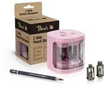 Peach elektrischer universal Anspitzer pink | inkl. Ersatzteile | f&uuml;r alle