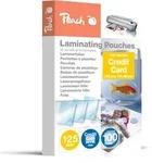 Peach Laminierfolie 54x86mm Kreditkarte | 125 mic | 100 St. | gl&auml;nzend | geeignet