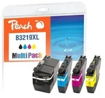 Peach Spar Pack Tintenpatronen kompatibel zu Brother LC-3219XLVALDR