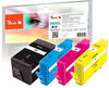 Peach Spar Pack Tintenpatronen kompatibel zu HP No. 903XL, T6M15AE, T6M03AE, T6M07AE,