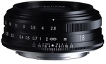 Voigtl&auml;nder Color-Skopar 18mm 2.8 ASPH. schwarz f&uuml;r Fuji X