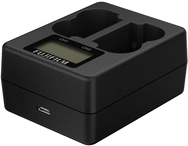 Fujifilm Doppel Akku-Ladeger&auml;t BC-W235 f&uuml;r NP-W235 Akku, Messeware