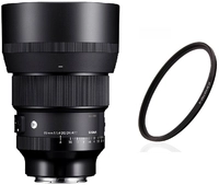 Sigma Art 85mm 1.4 DG DN f&uuml;r Sony E-Mount + V.M.C. Slim UV Filter 77mm