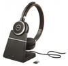 Jabra 6599-833-499, Jabra Evolve 65 SE UC Stereo Headset On-Ear Bluetooth, Dongle,