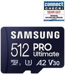 Samsung PRO Ultimate microSD-Speicherkarte inkl. SD Adapter - 512 GB