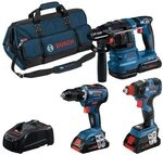 BOSCH Professional 18V Akku Bohrhammer Set